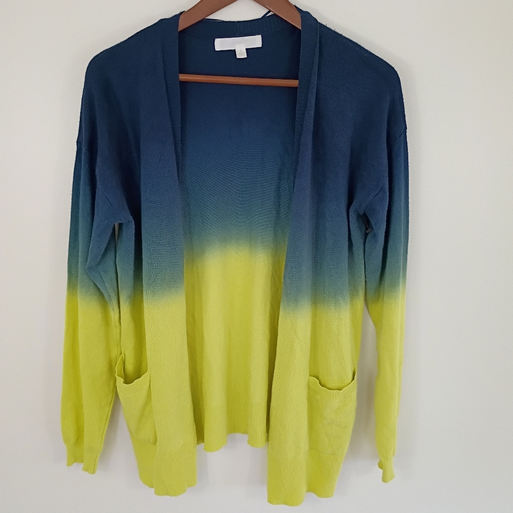 Adyson Parker Open Front Ombre Cardigan Size Small